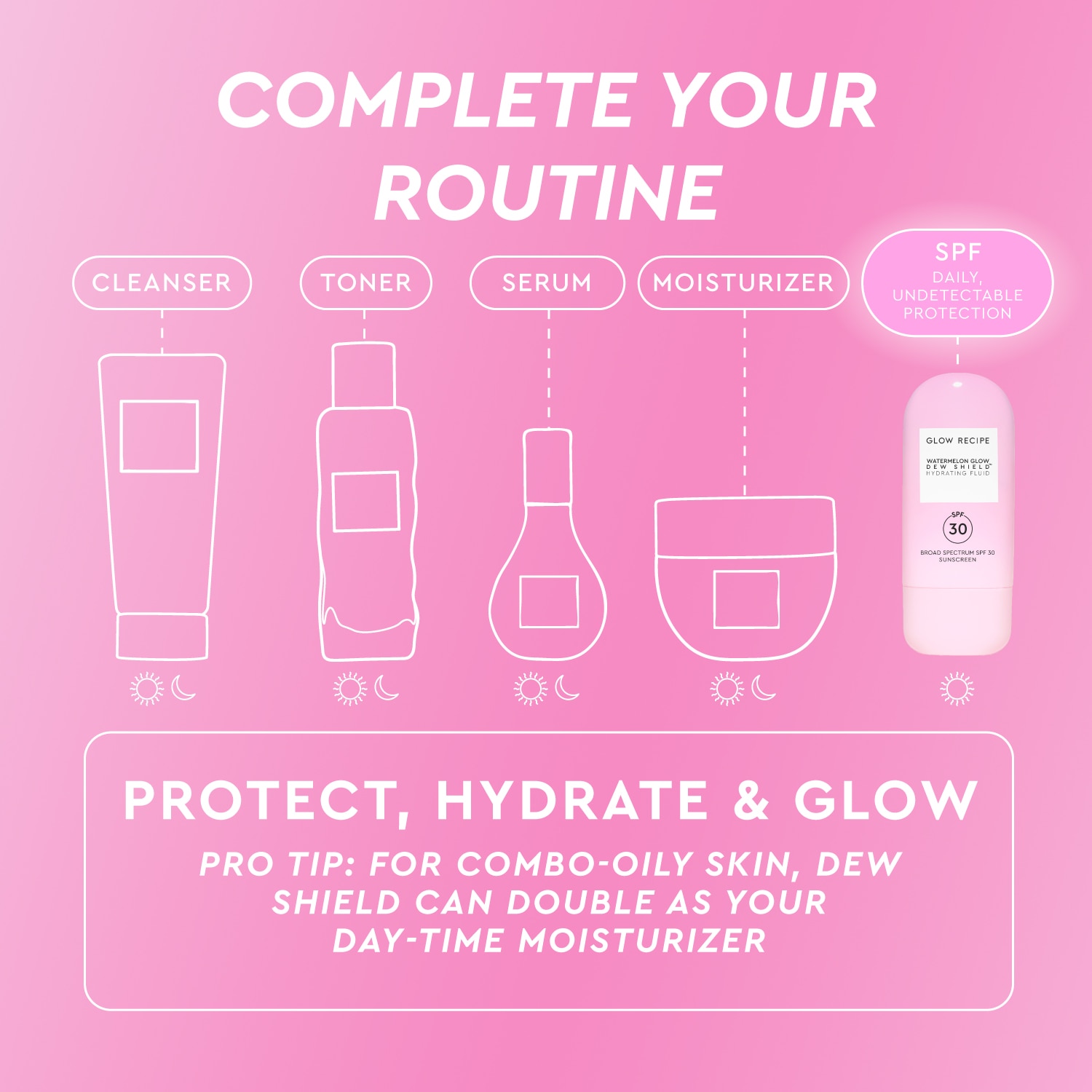 DEW SHIELD SPF 30 HYDRATING FLUID SUNSCREEN (PROTECTOR SOLAR)